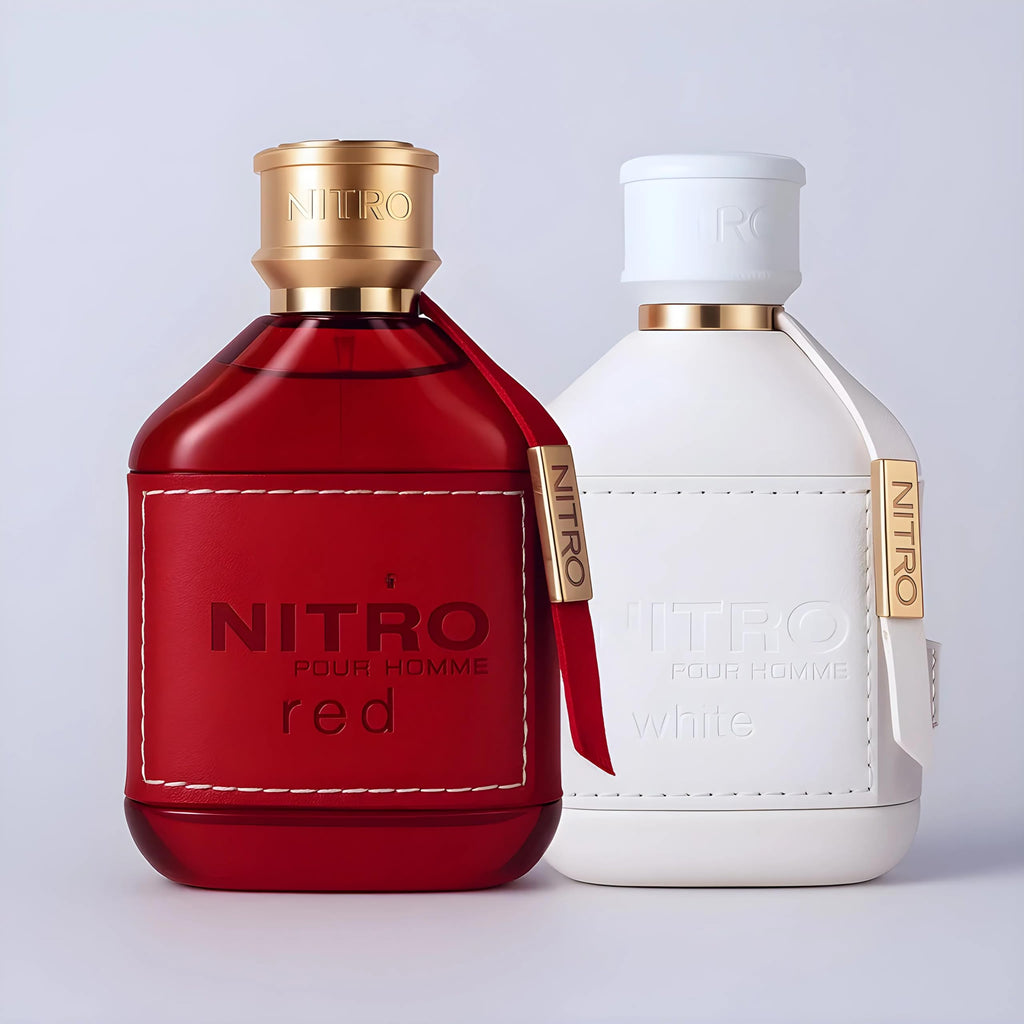 Dumont Nitro Red & Nitro White Eau de Parfum Duo – 3.45 oz Each (2-Piece Set)