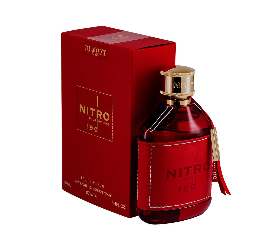 Dumont Nitro Eau de Parfum Set – Intense, Red & White (3 × 100 ml / 3.45 fl oz each)