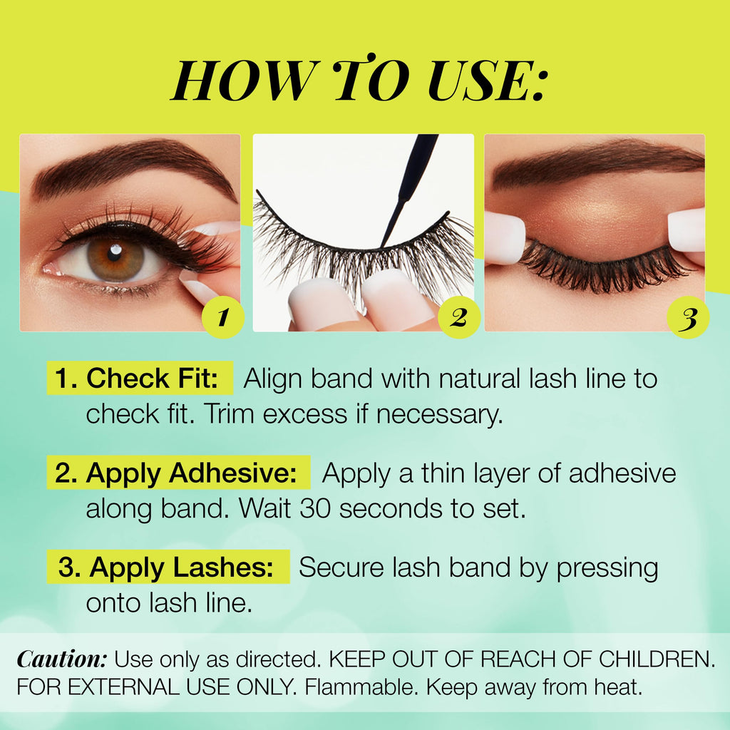 DUO Active Black Eyelash Glue – Waterproof & Long-Lasting 2-Pack (0.16 oz each)