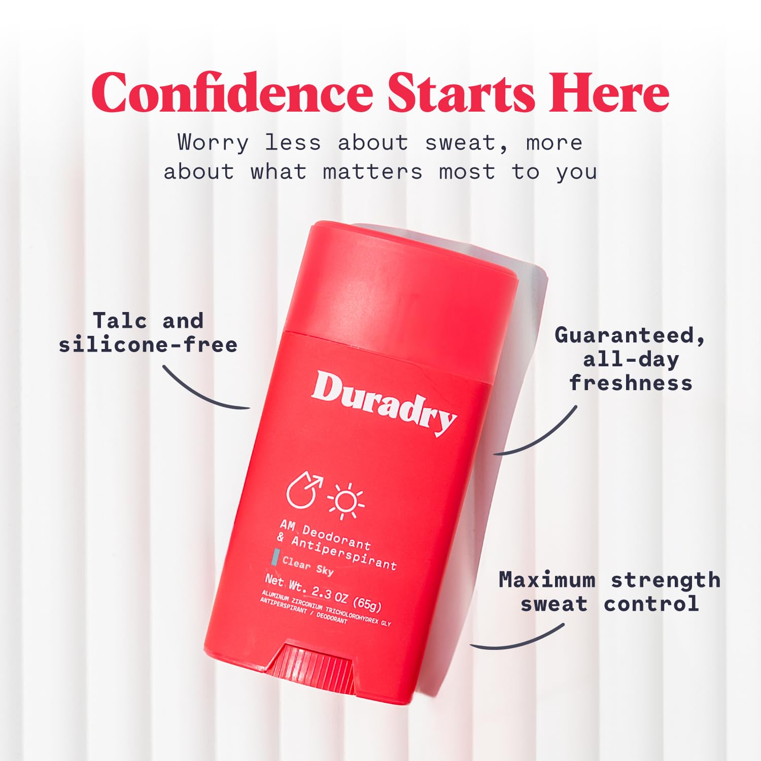 Duradry Limitless Antiperspirant Deodorant – Cool Citrus & Cedar | 3 Pack