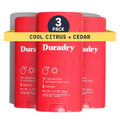 Duradry Limitless Antiperspirant Deodorant – Cool Citrus & Cedar | 3 Pack