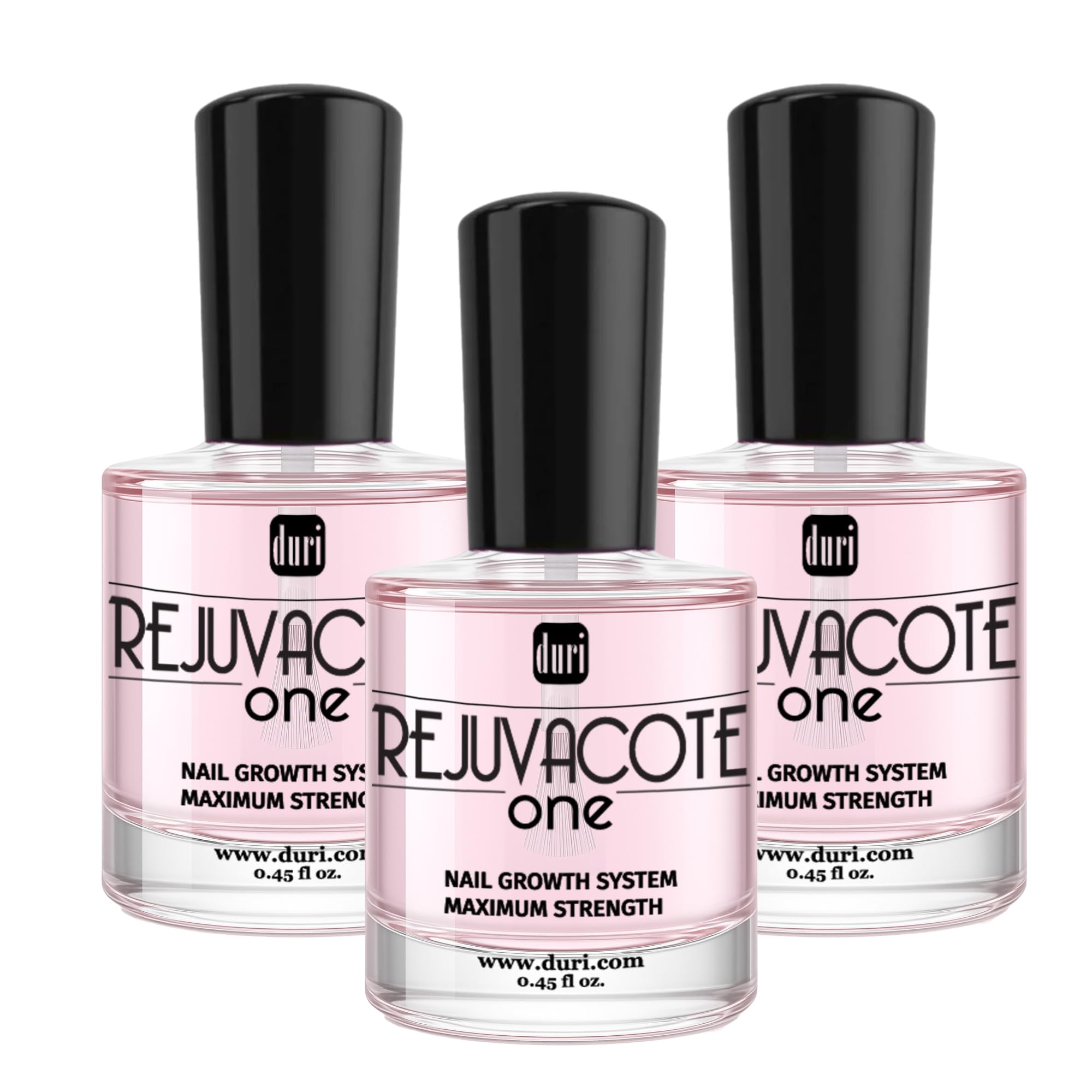 Duri Rejuvacote 1 Nail Strengthener – Maximum Effect Formula (Pack of 3 x 0.45 fl oz)