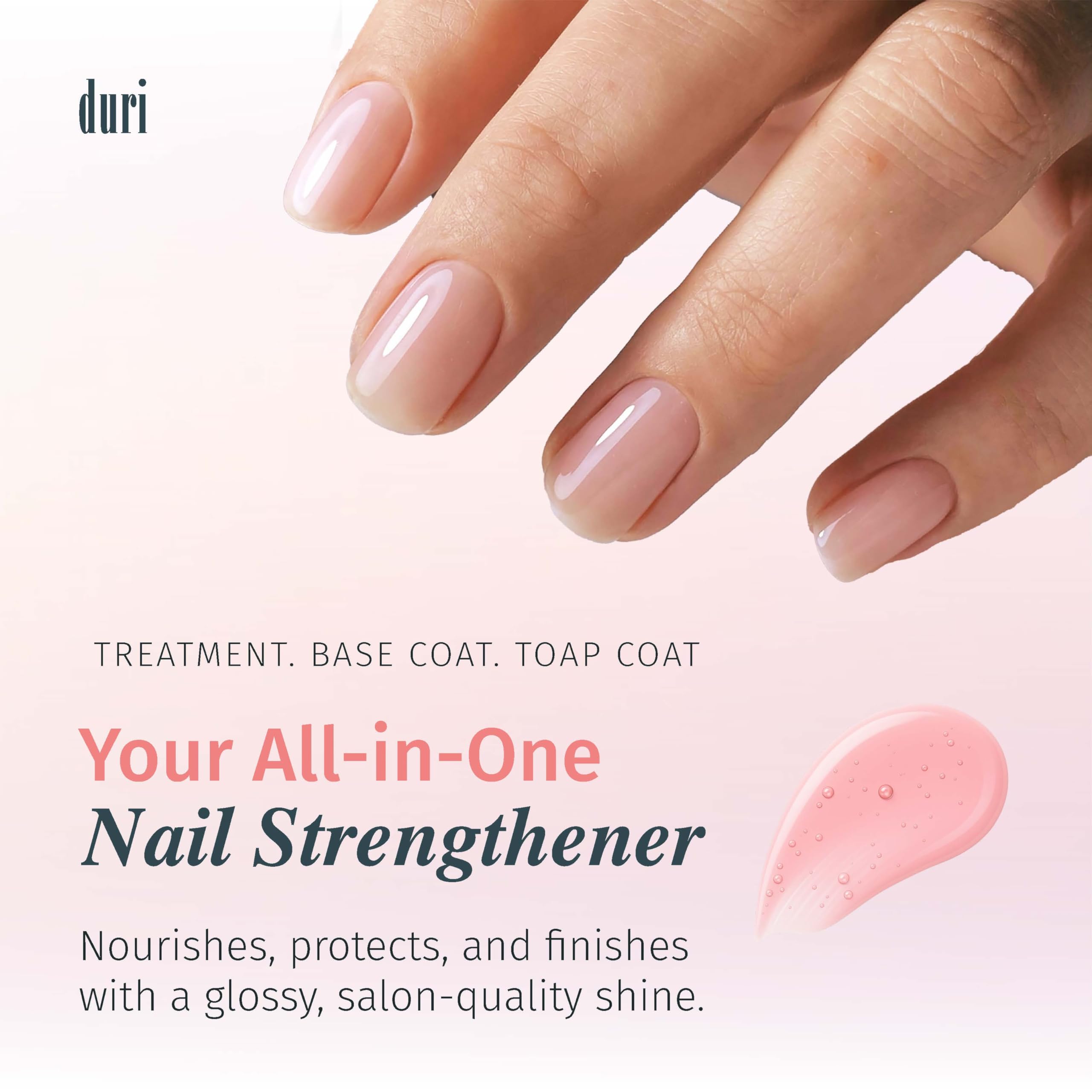 Duri Rejuvacote 1 Nail Strengthener – Maximum Effect Formula (Pack of 3 x 0.45 fl oz)