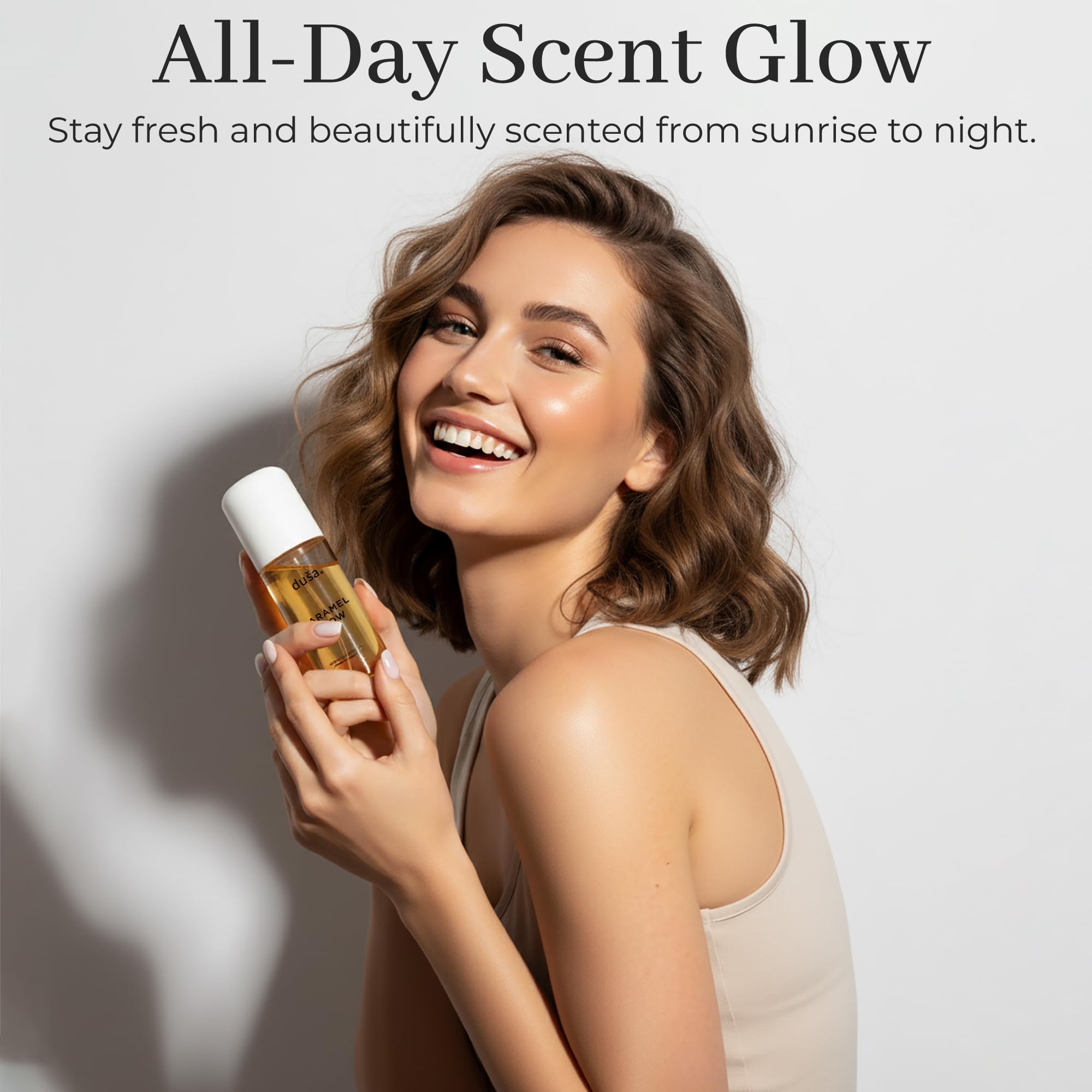 DUSA Caramel Glow Hair Perfume & Body Mist – Long-Lasting Scent for Hair & Skin | 100 ml