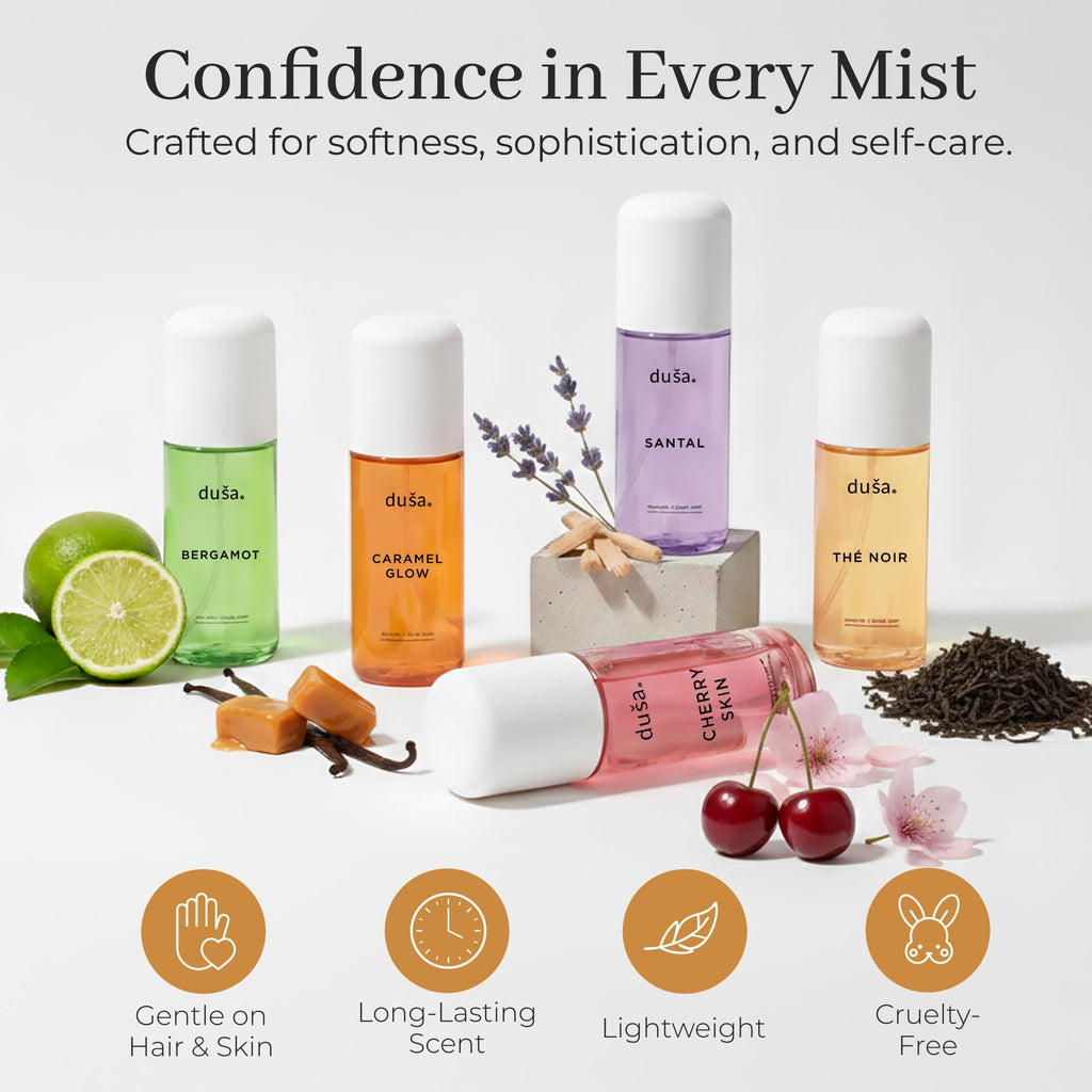 DUSA Caramel Glow Hair Perfume & Body Mist – Long-Lasting Scent for Hair & Skin | 100 ml