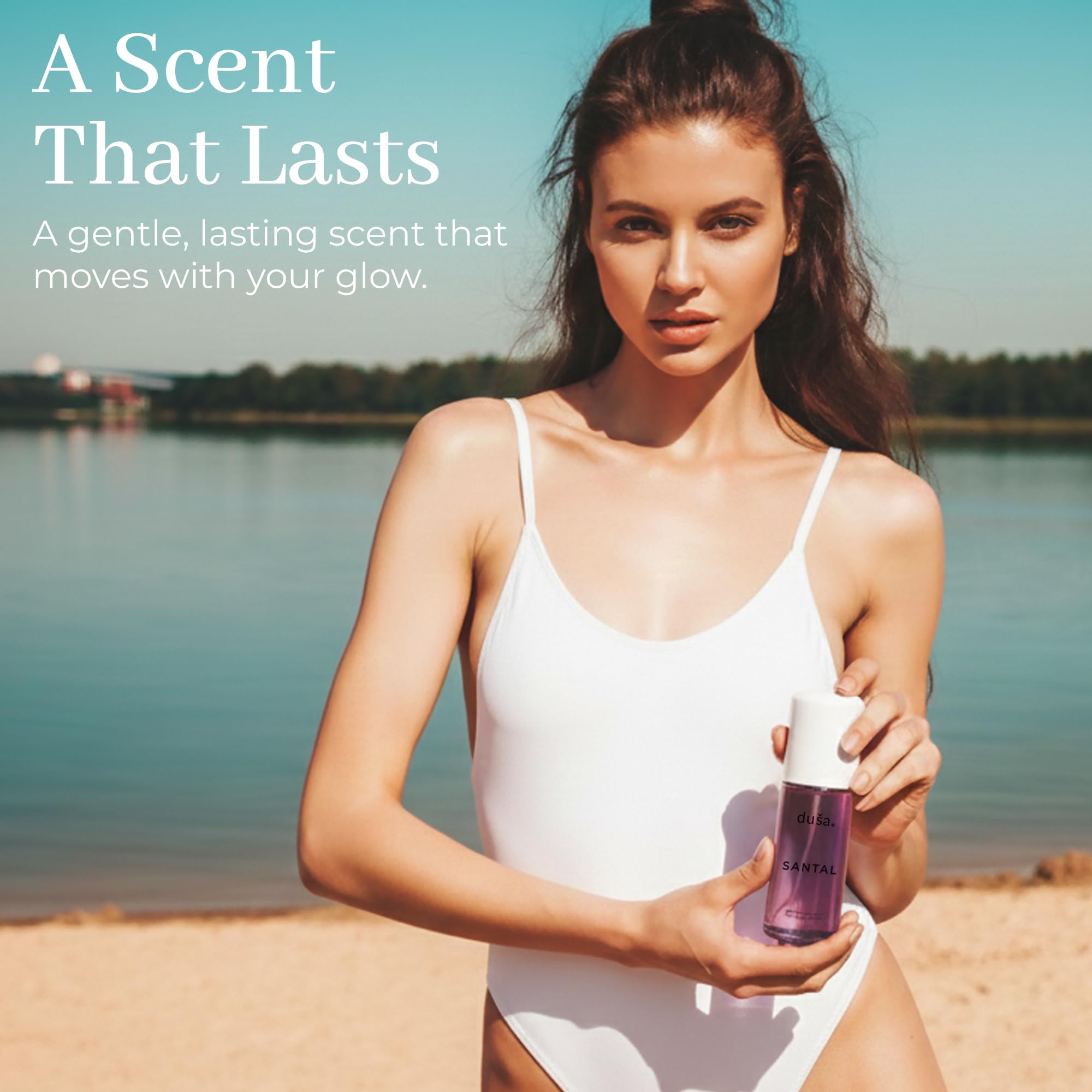DUSA Santal Hair Perfume & Body Mist for Women — Long-Lasting Fragrance, 100 ml