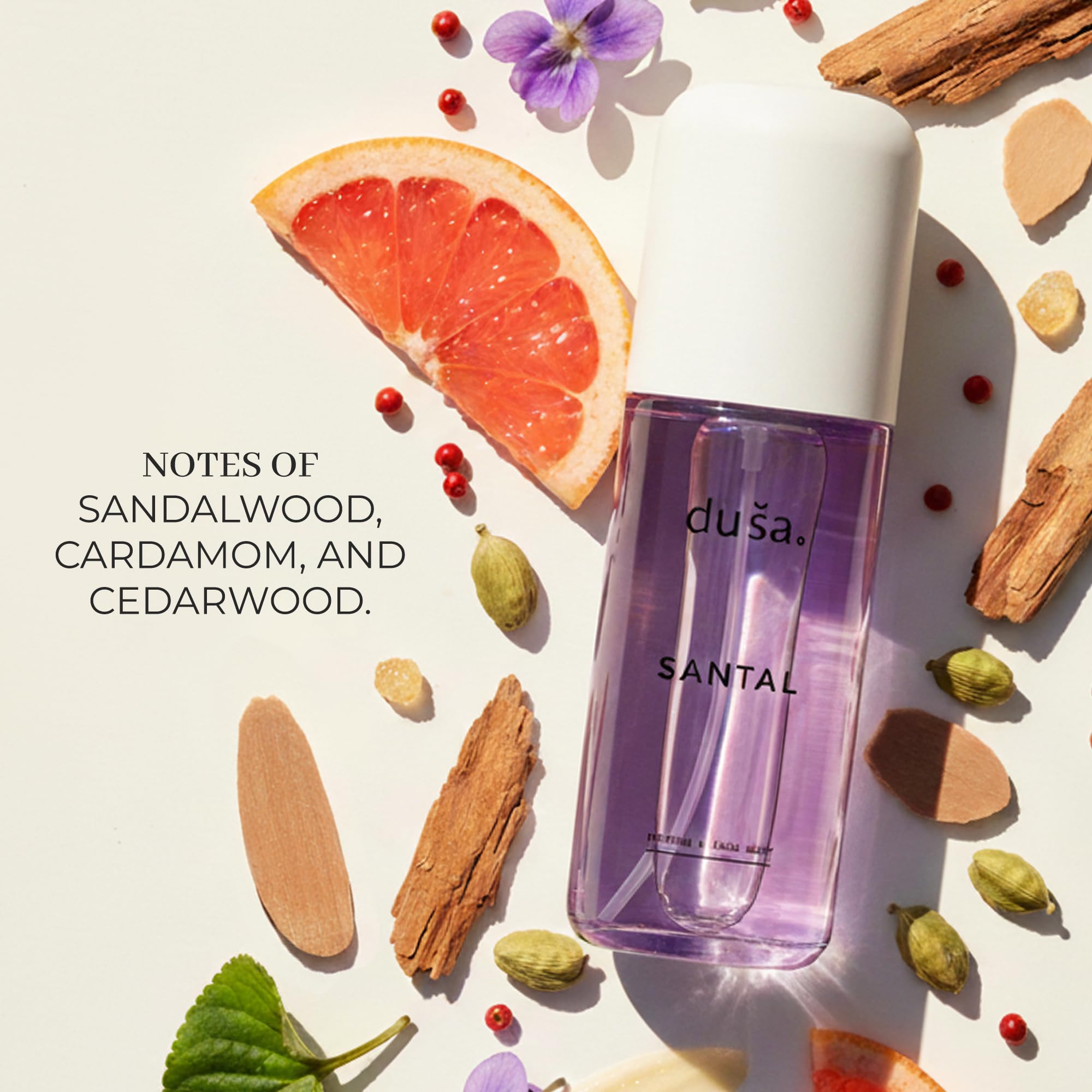 DUSA Santal Hair Perfume & Body Mist for Women — Long-Lasting Fragrance, 100 ml