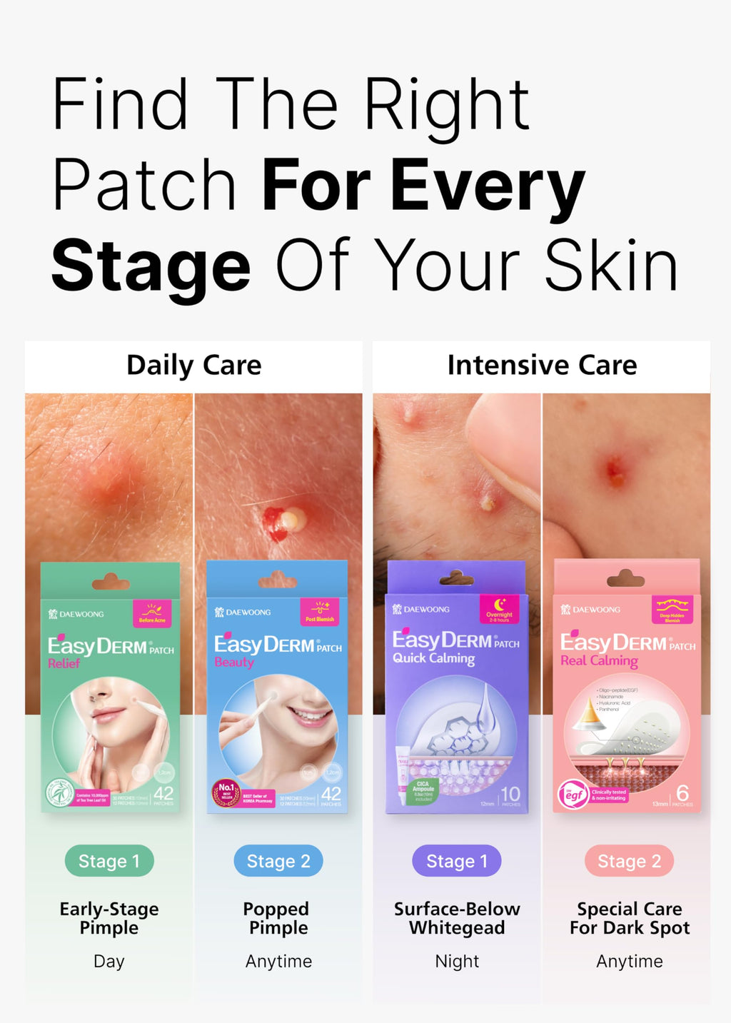 DWEasyDerm Daewoong Easyderm Patch Gift Set | Gentle, Discreet Skin Patches