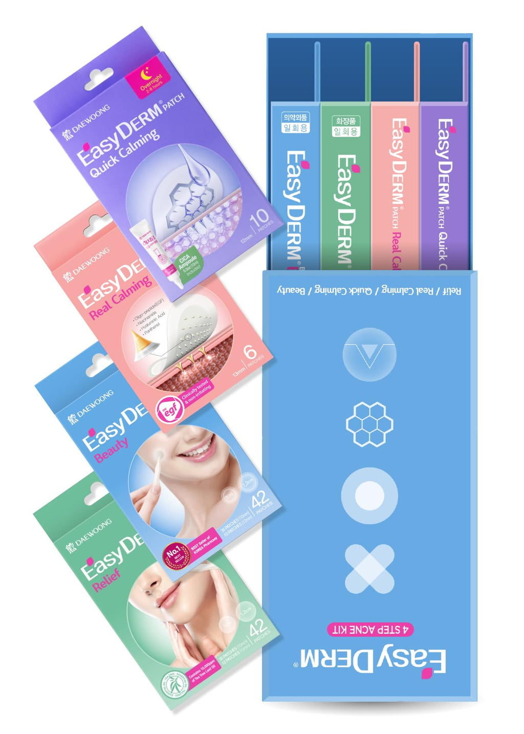 DWEasyDerm Daewoong Easyderm Patch Gift Set | Gentle, Discreet Skin Patches