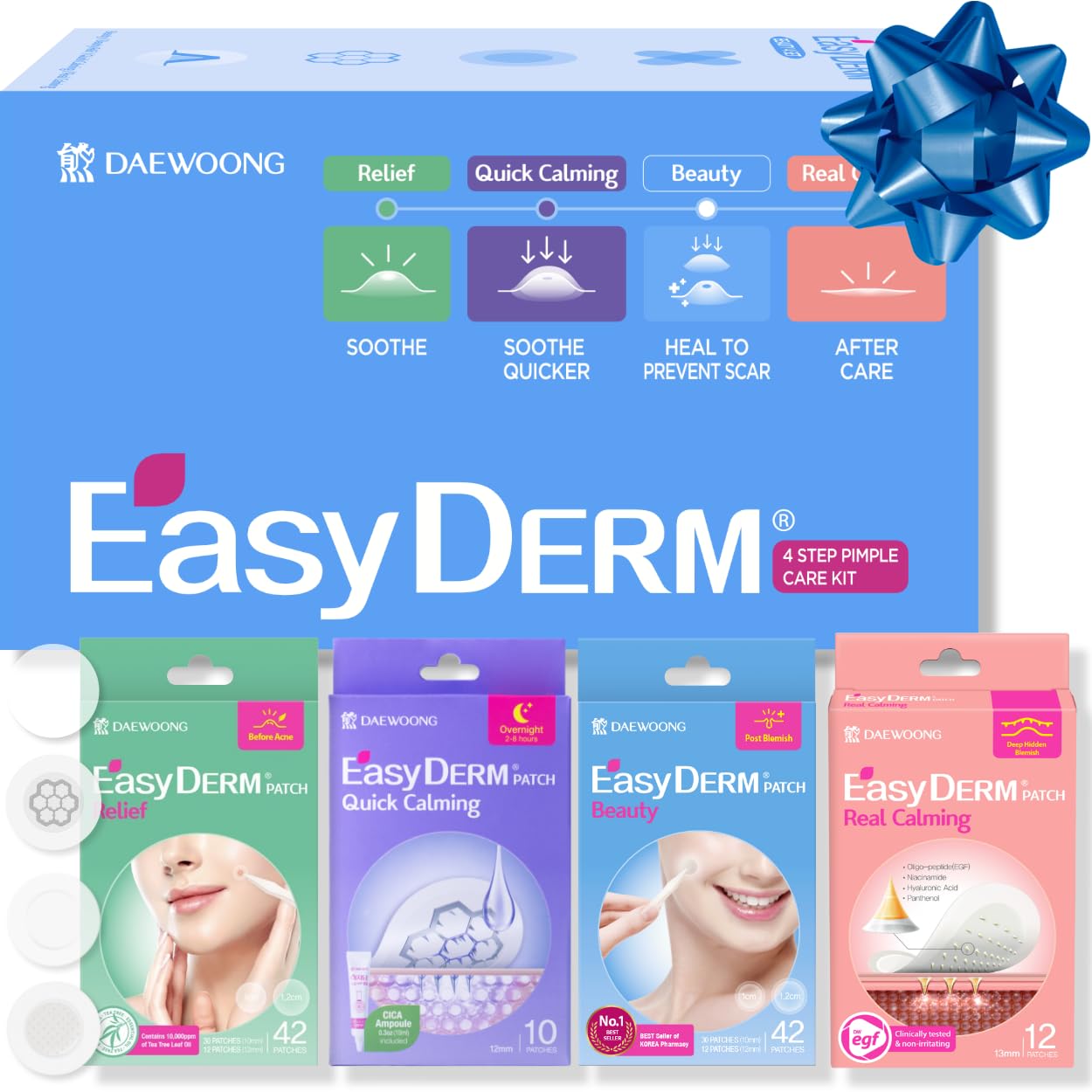DWEasyDerm Daewoong Easyderm Patch Gift Set | Gentle, Discreet Skin Patches
