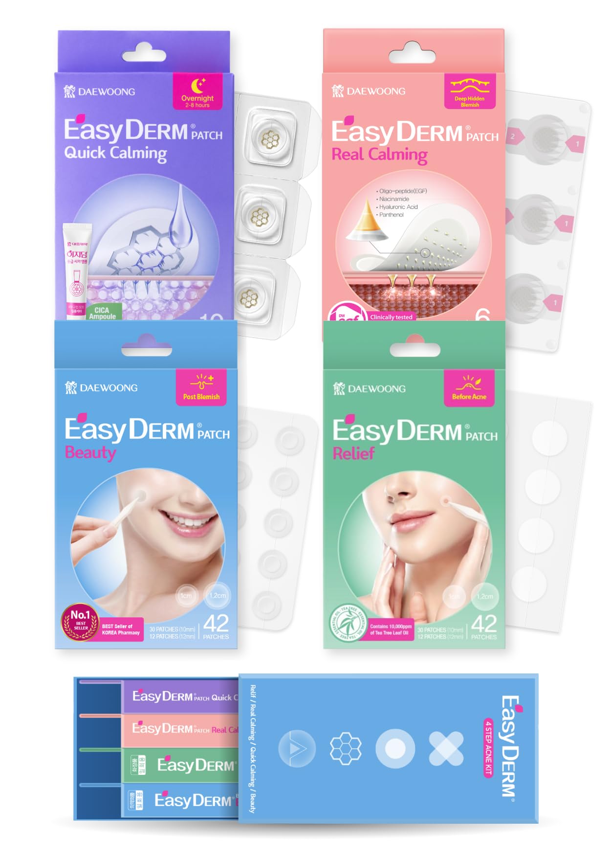 DWEasyDerm Daewoong Easyderm Patch Gift Set | Gentle, Discreet Skin Patches