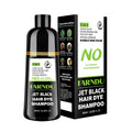 DYEING 221 BC FarnDu Jet Black Hair Dye Shampoo – 3 in 1 Natural Herbal Color, 100% Gray Coverage, Ammonia-Free (500ml)