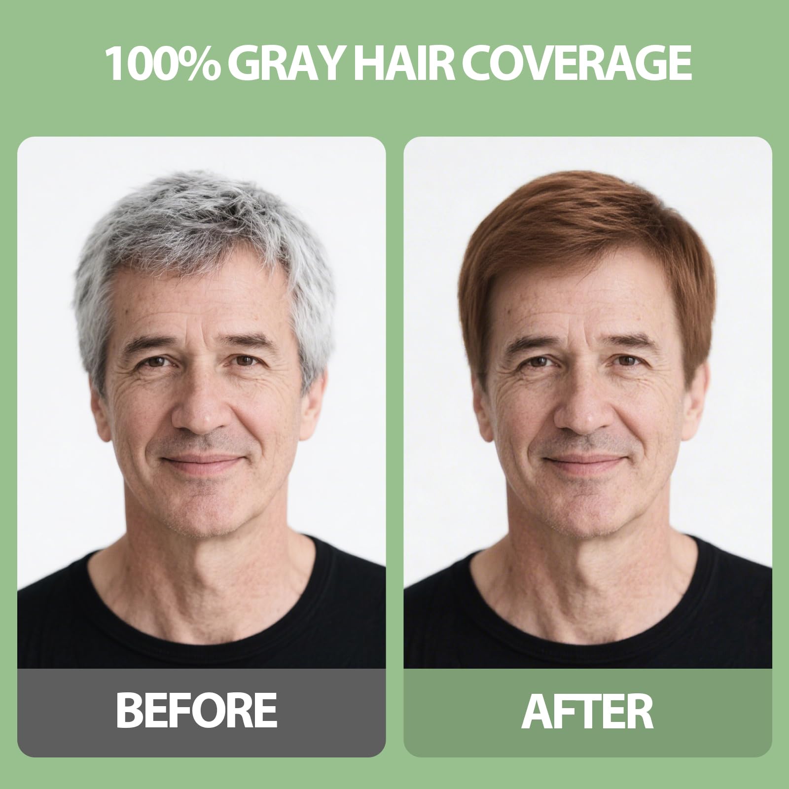 FARNDU Light Brown Hair Dye Shampoo 3-in-1 with Argan Oil – 10–15 Min Gray Coverage | DYEING 221 BC