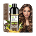 FARNDU Light Brown Hair Dye Shampoo 3-in-1 with Argan Oil – 10–15 Min Gray Coverage | DYEING 221 BC