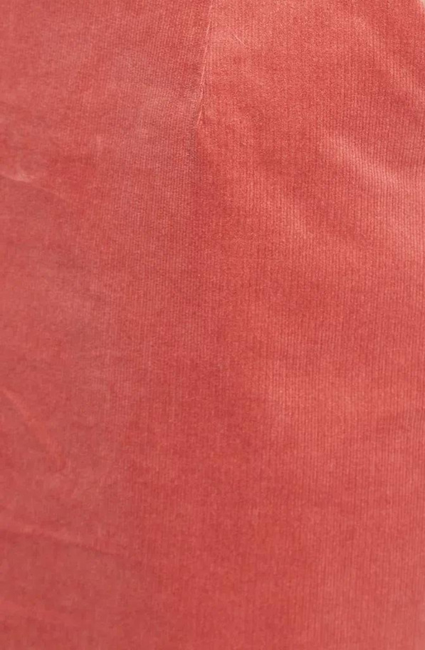 Louche Dylan Baby Cord A Line Mini Skirt Blush Pink