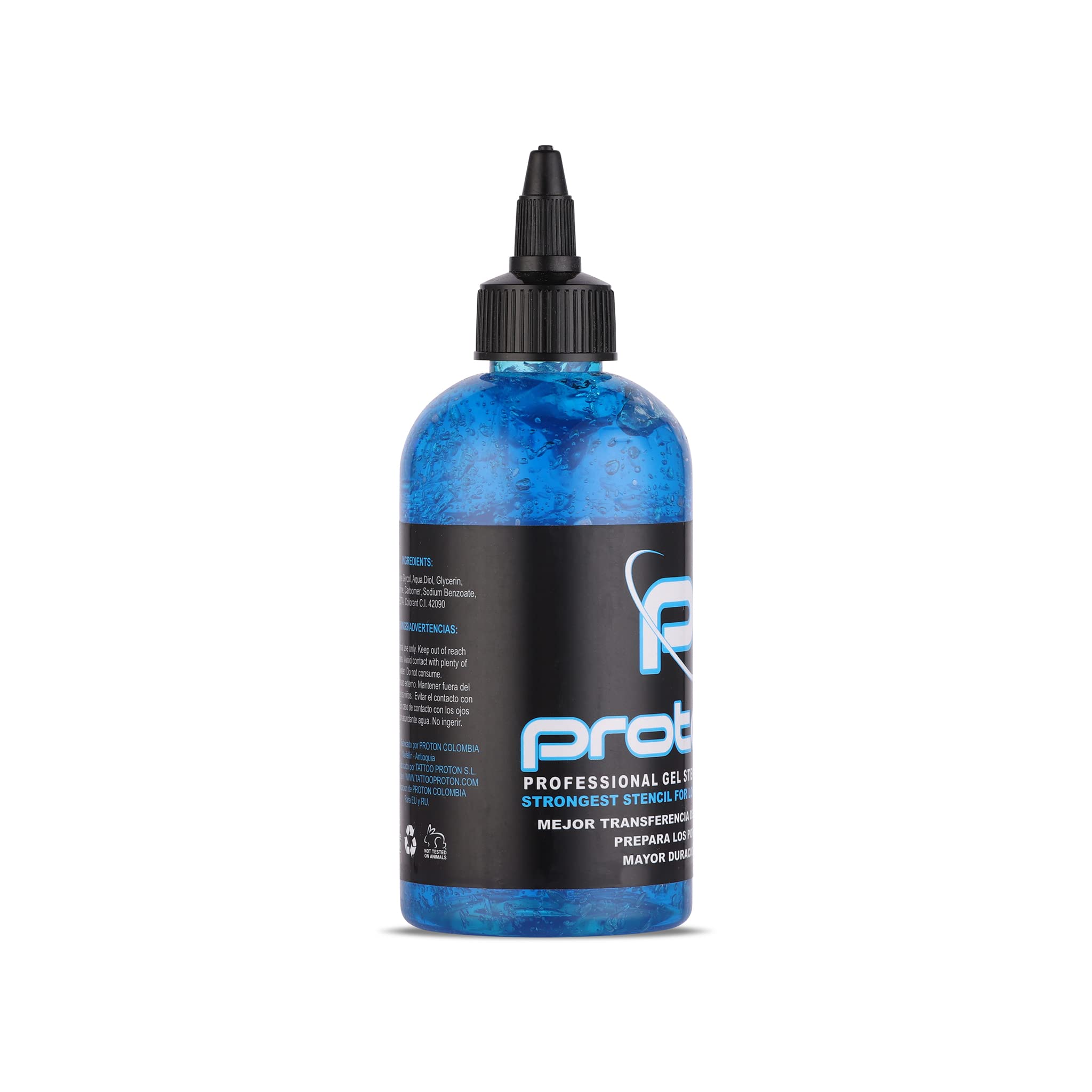 Dynamic Color Co Proton Stencil Primer Gel — Long-Lasting, Smudge-Proof, Blue, 8oz