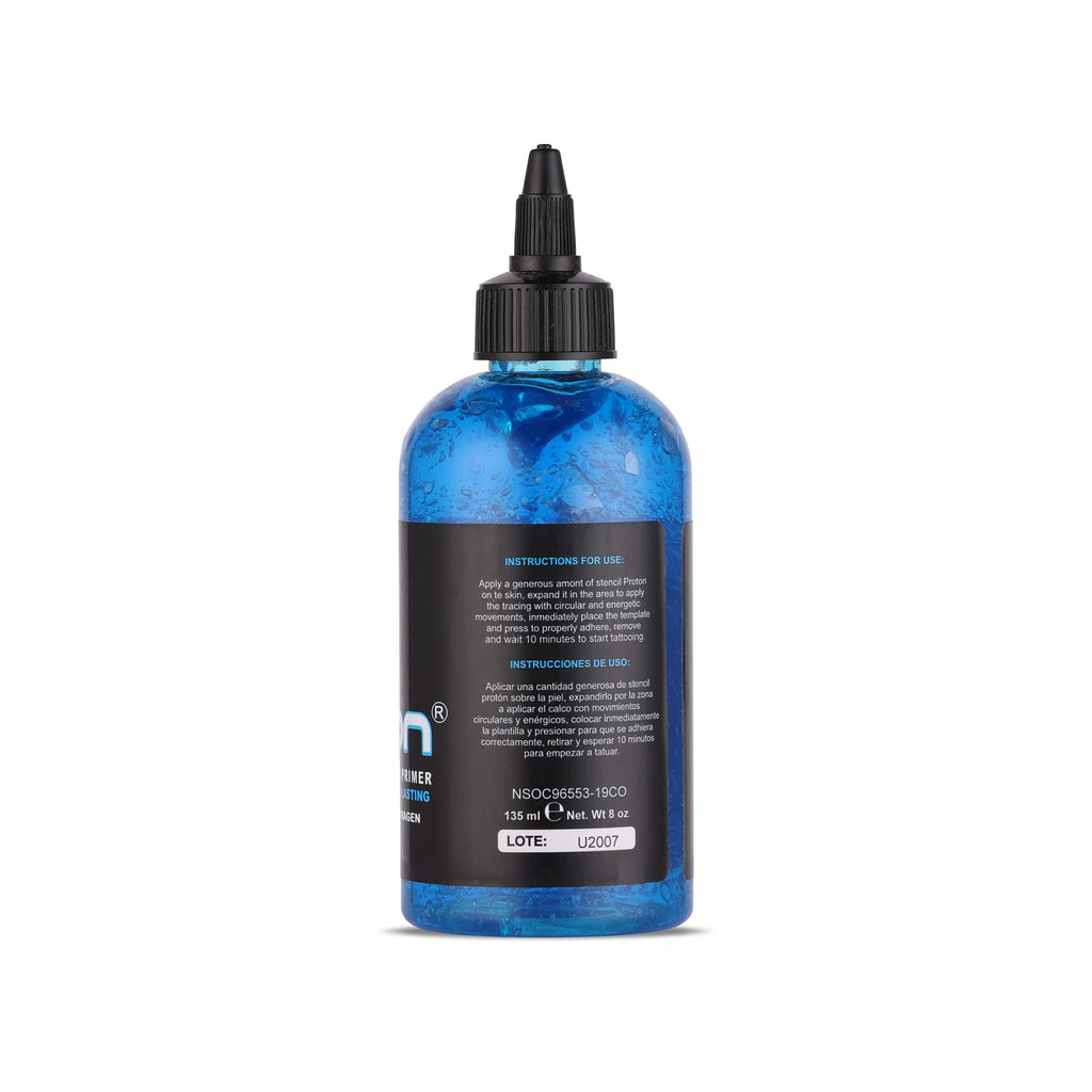 Dynamic Color Co Proton Stencil Primer Gel — Long-Lasting, Smudge-Proof, Blue, 8oz