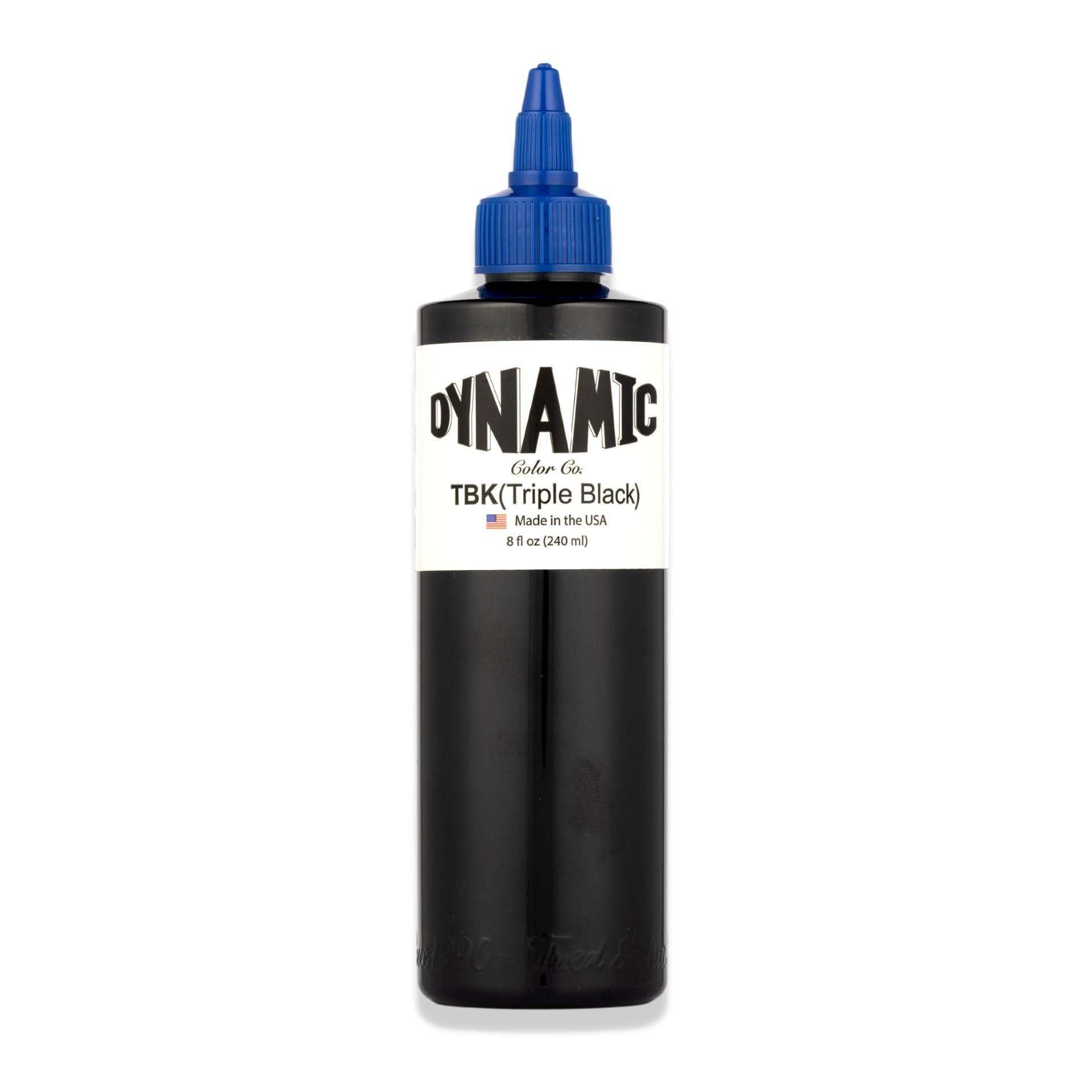 Dynamic Color Co Triple Black Ink Bottle 8oz – Deep Black Tattoo Ink
