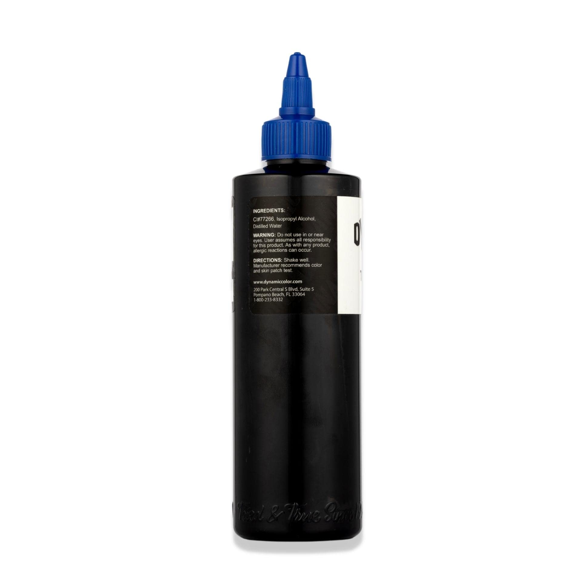 Dynamic Color Co Triple Black Ink Bottle 8oz – Deep Black Tattoo Ink