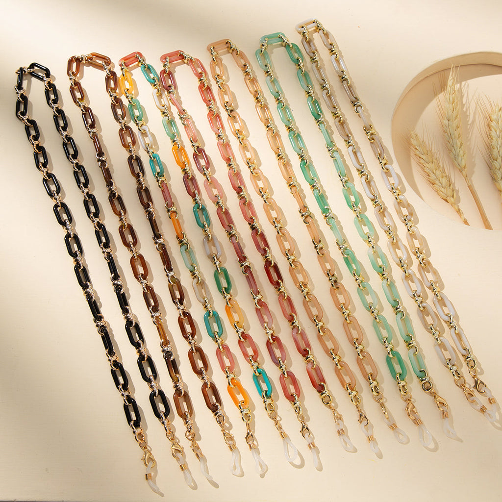 Acrylic Fashionable Anti-loss Eyewear Necklaces And Eyewear Lanyards