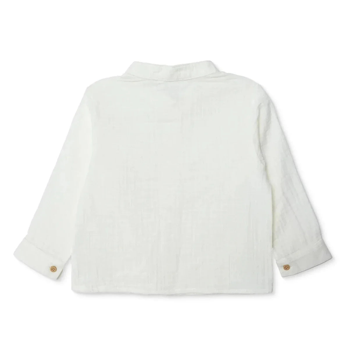 HelloBaby Grandad Collar Muslin Baby Shirt (6-9 Months to 4-5 Years)