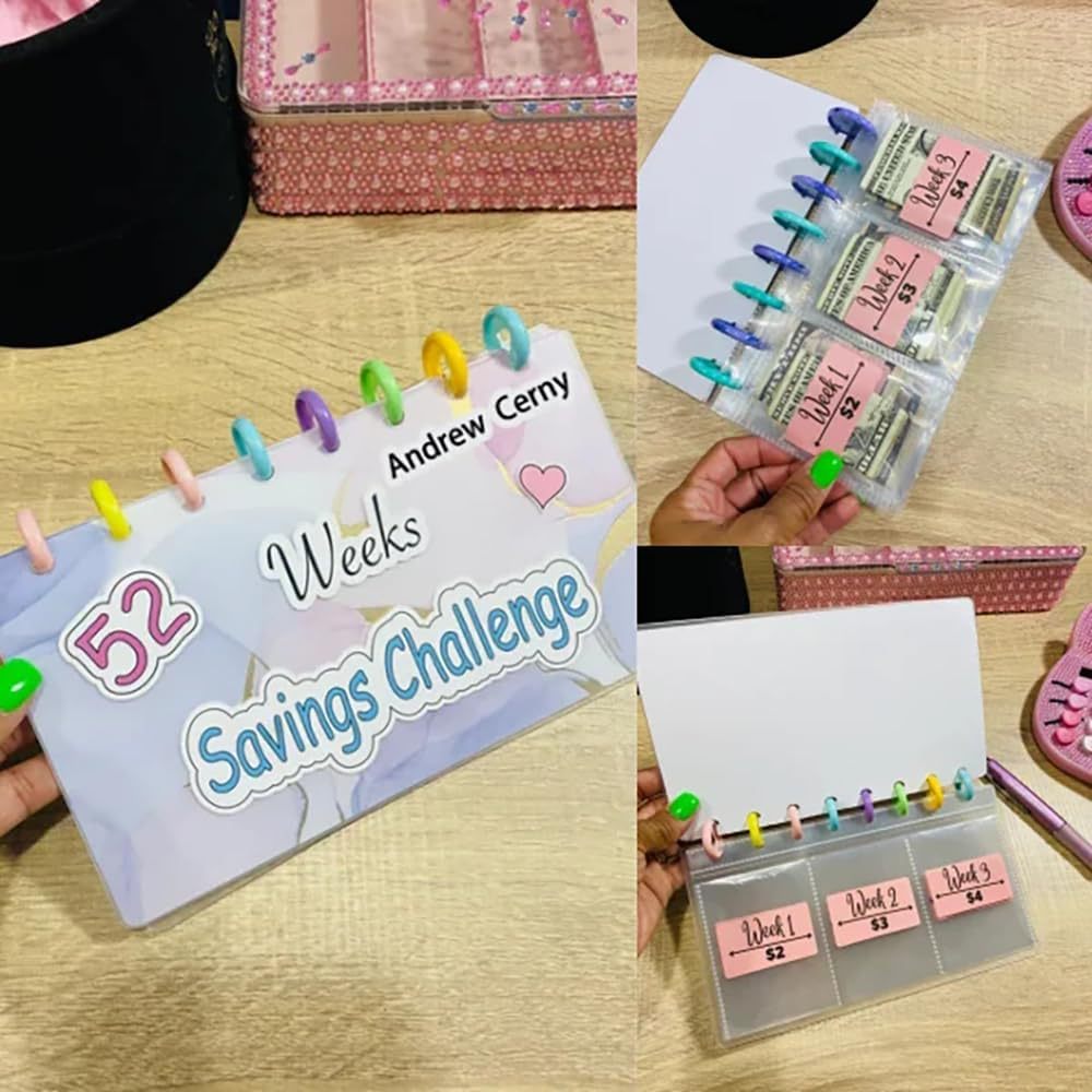 52-week Savings Challenge Loose-leaf Binder