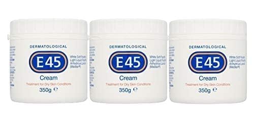 E45 Dermatological Cream – 350g Pack of 3 for Dry Skin