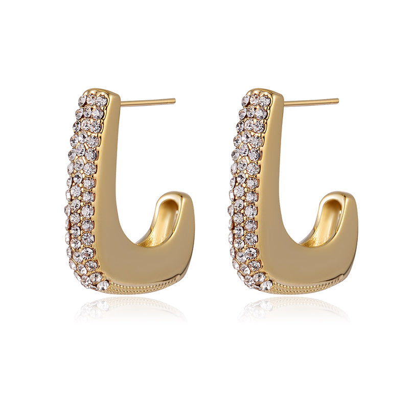 Earrings Frosted Shell Beads Solid Color
