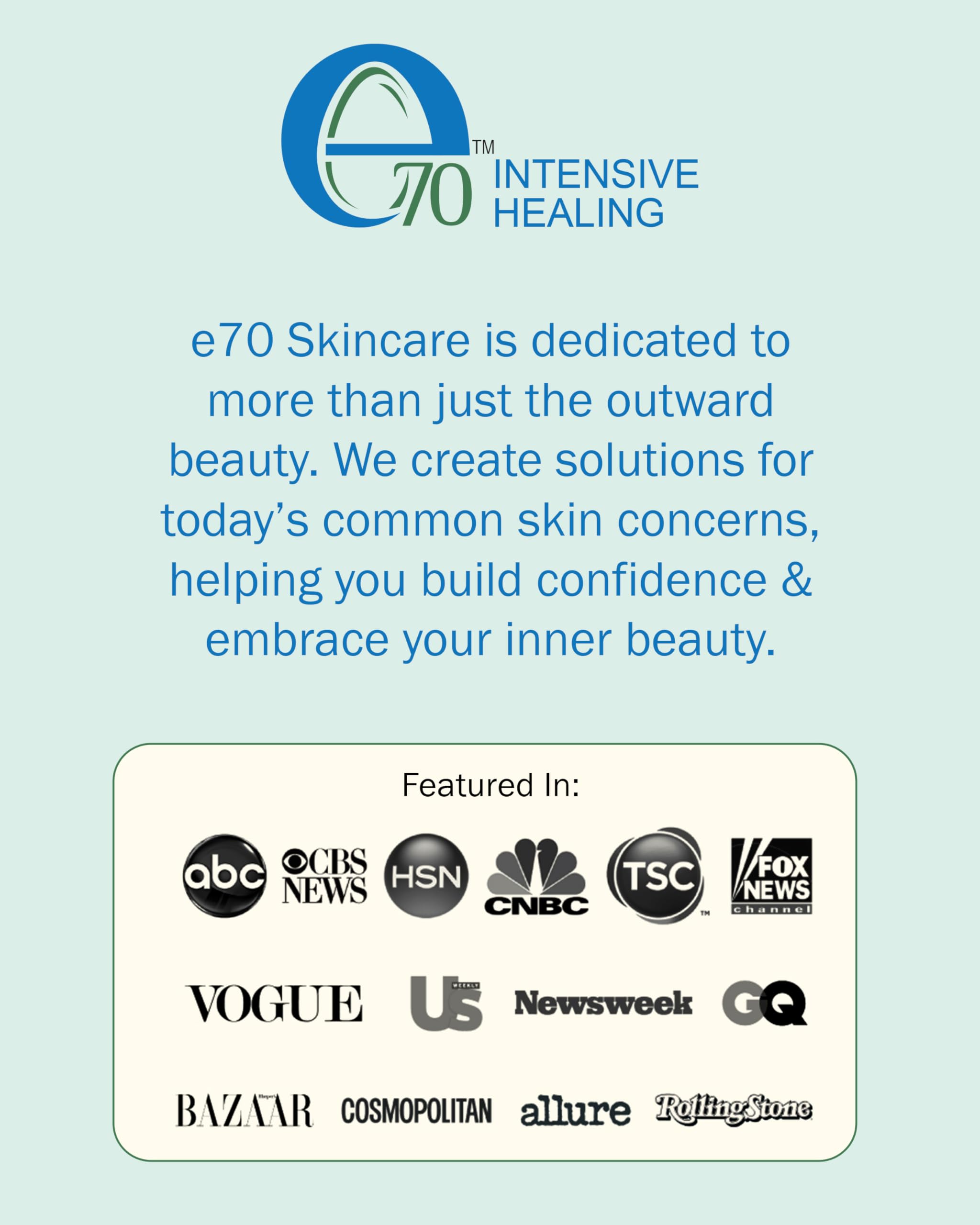 e70 Advanced Firming Oil for Crepe Skin (2 Pk, 4 Fl Oz Each) – Natural Oils, Licorice Root & Chamomile, Made in USA