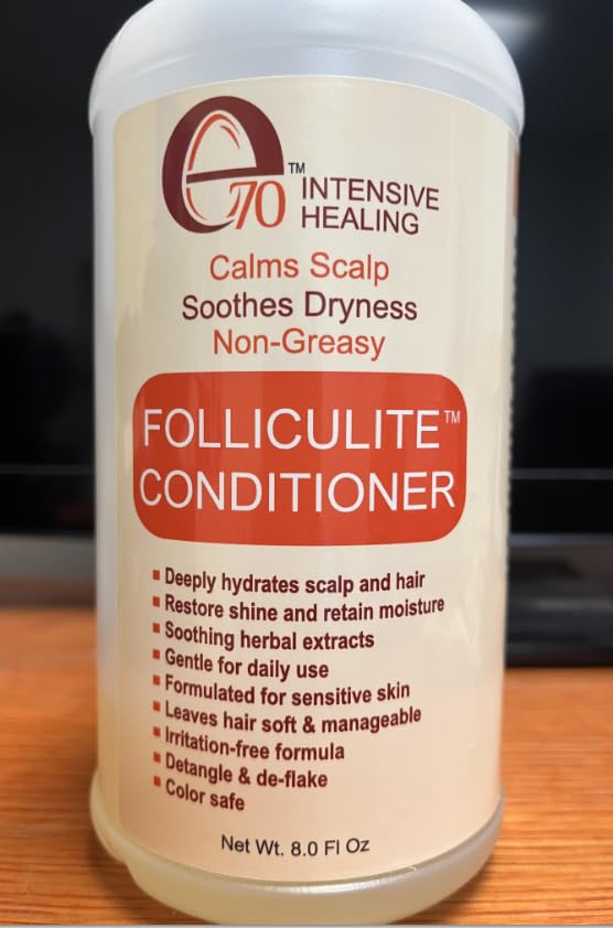 e70 Folliculitis Treatment Shampoo & Conditioner – 3% BHA, Aloe Vera & Tea Tree Oil (8 fl oz) – Made in USA
