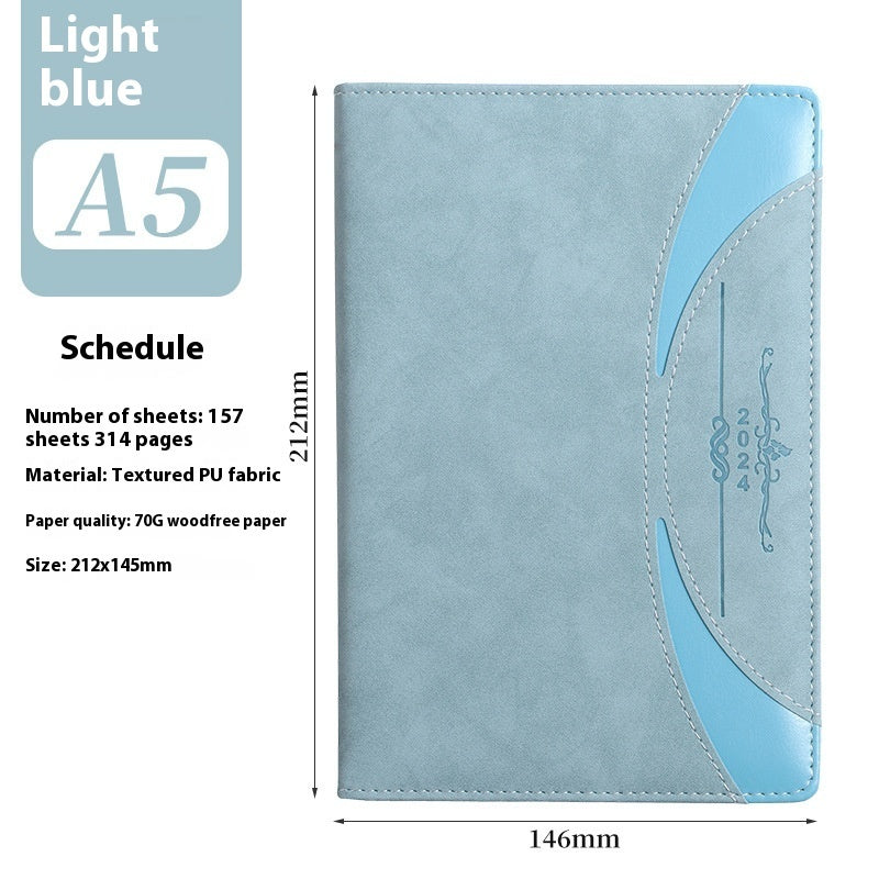 Spanish Full English Schedule Book 365 Days Note Daily Planner