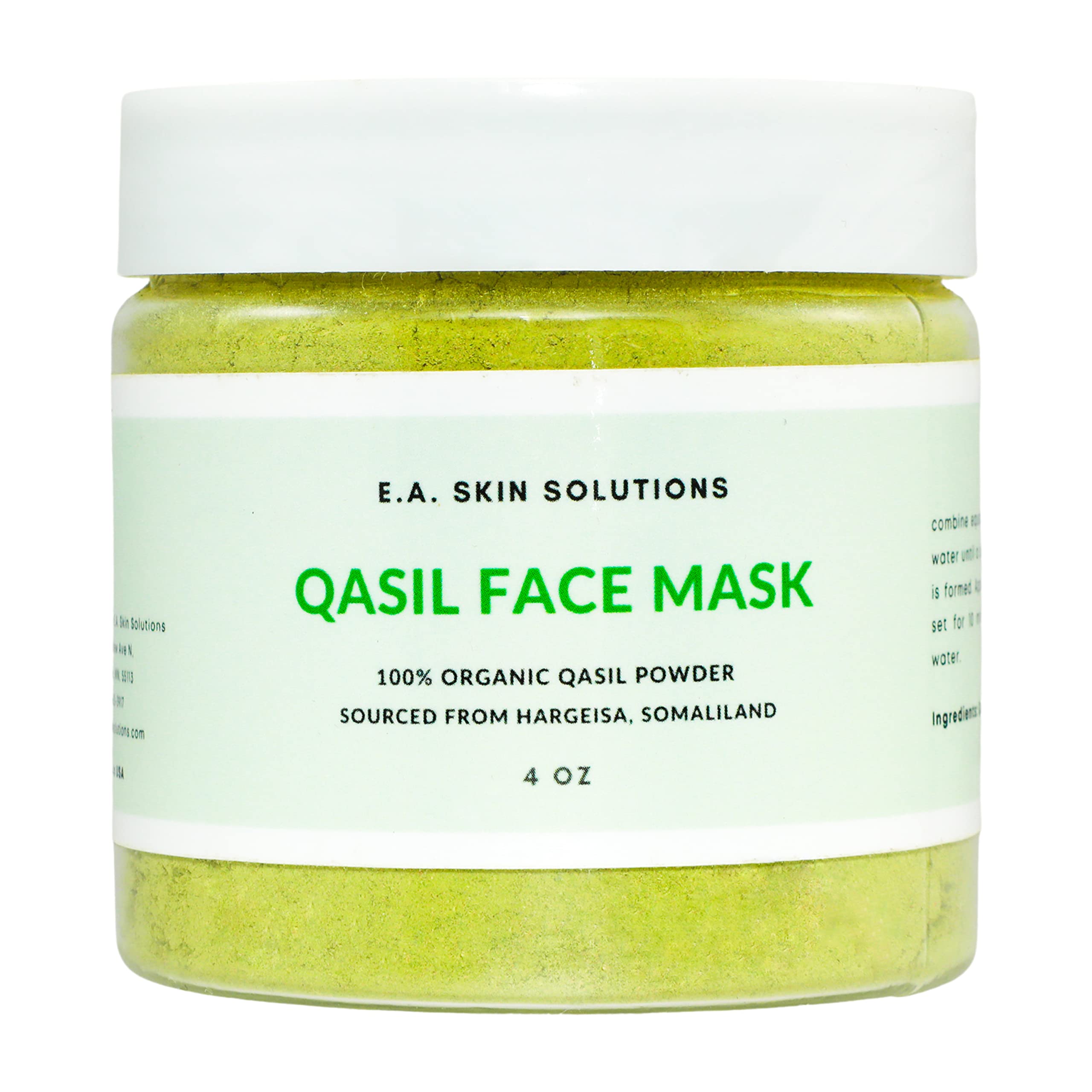 E.A. Skin Solutions Qasil Powder – Deep Cleansing, Pore Minimizer, Brightening, Acne Support | 4 oz