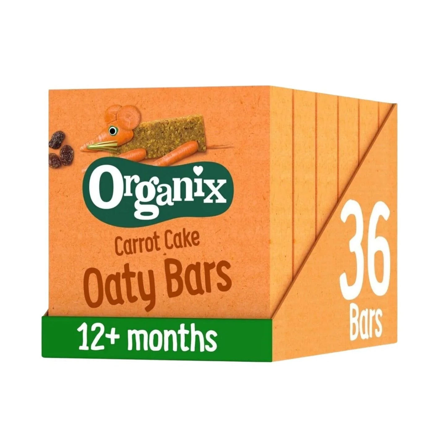 Organix Carrot Cake Organic Soft Oaty Bars 12+ months 138g (6x23g)