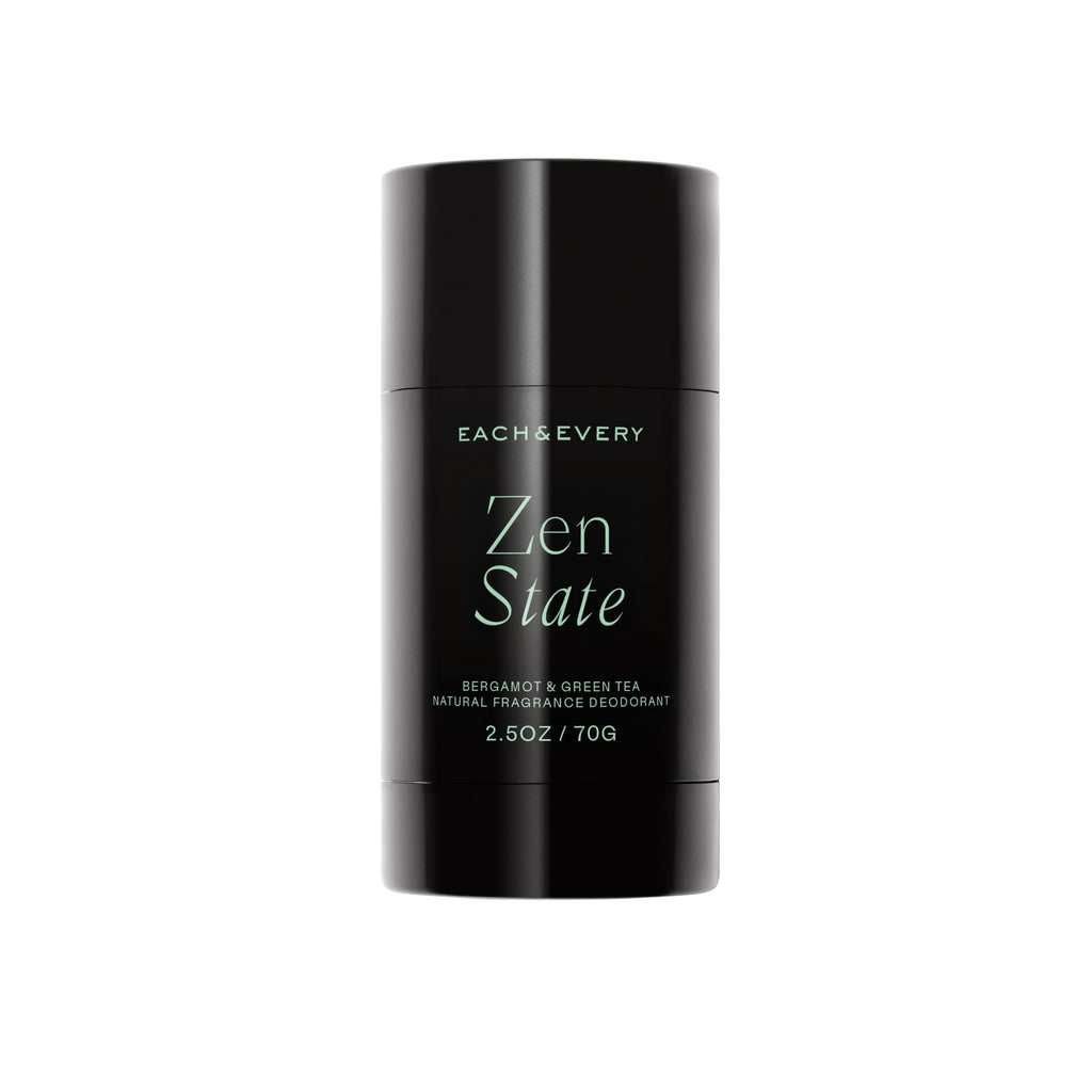 Each & Every Aluminum-Free Deodorant for Women & Men - Bergamot & Green Tea, 2.5oz | Vegan, Baking Soda & Alcohol Free