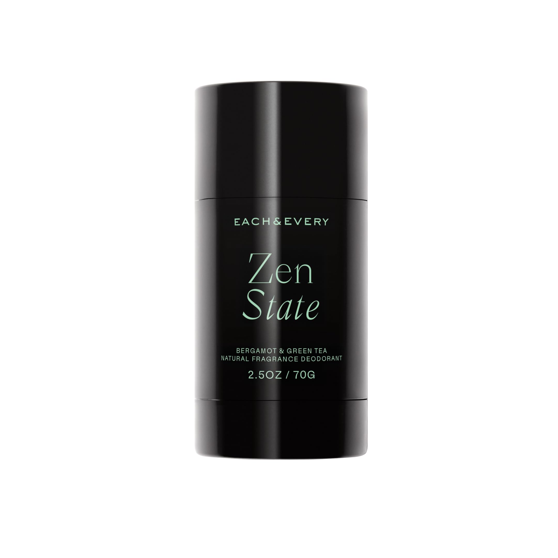 Each & Every Aluminum-Free Deodorant for Women & Men - Bergamot & Green Tea, 2.5oz | Vegan, Baking Soda & Alcohol Free