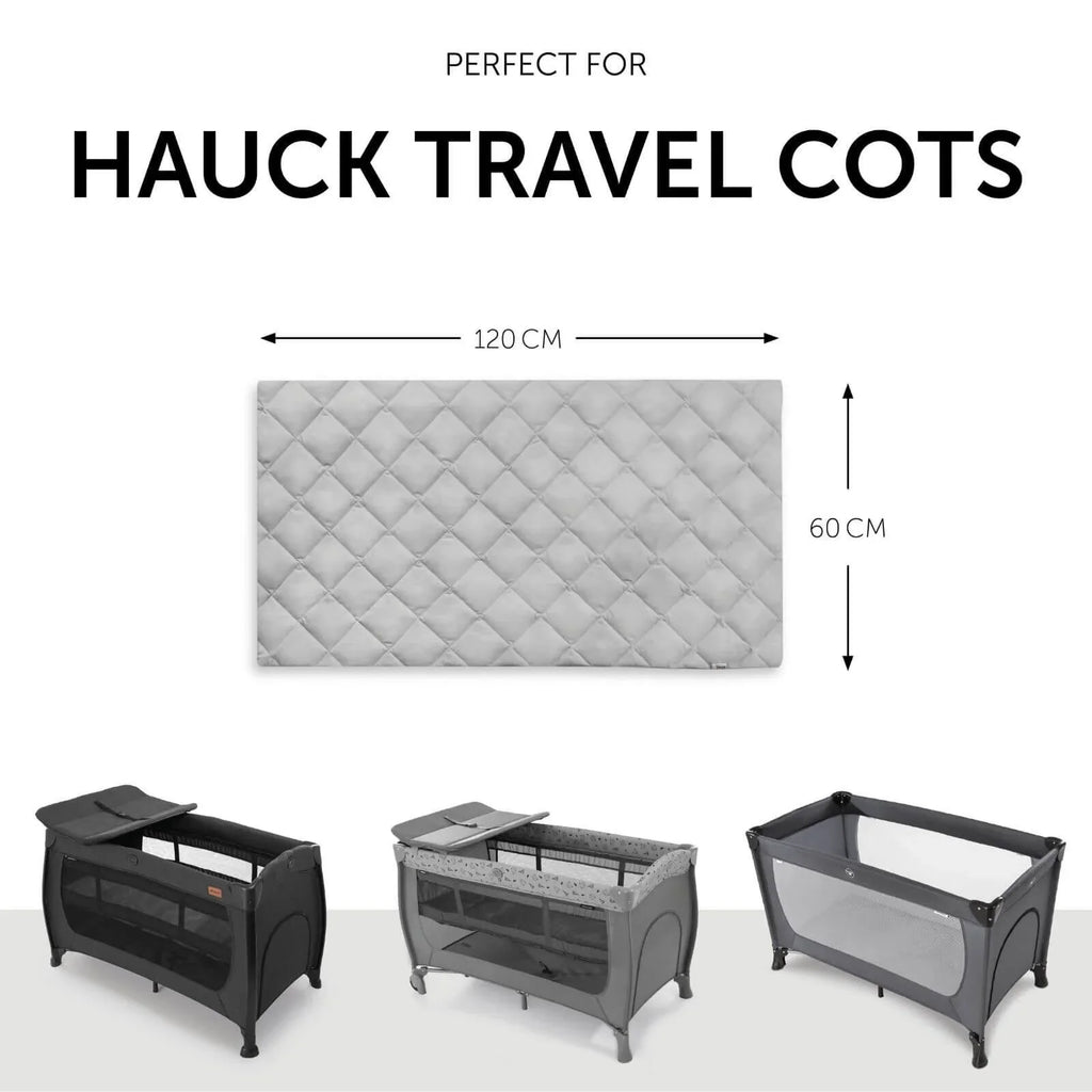 Hauck Bed Me Travel Cot Fitted Sheet 120x60cm - Beige
