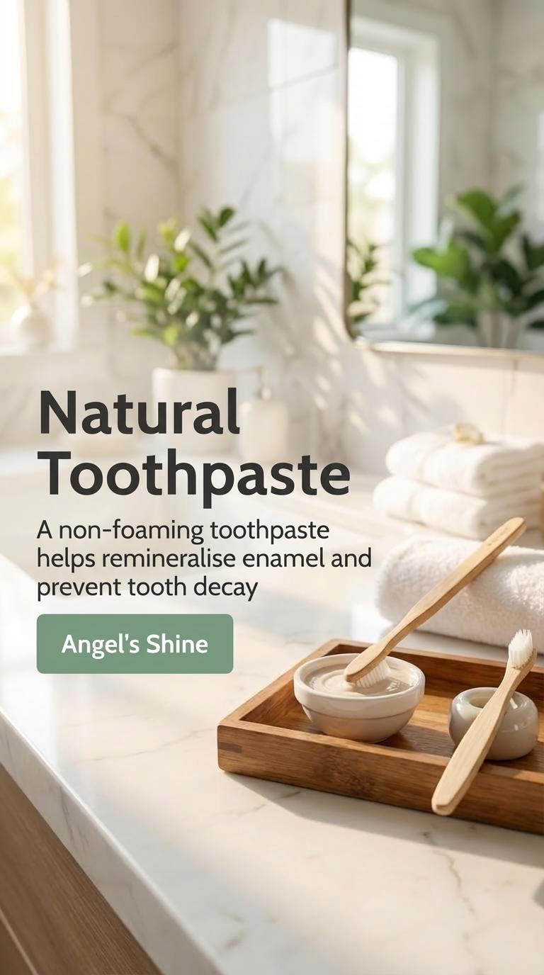 Angel Shine! Natural Toothpaste - Citrus or Mint & Citrus - for Children and Adults