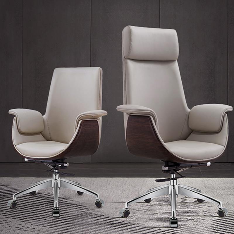 E43 Office Chair, High Back, Grey / Black