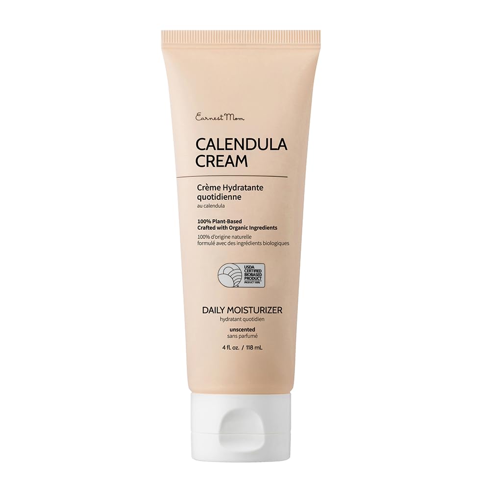 Earnest Mom Calendula Cream | Gentle Plant-Based Moisturizer