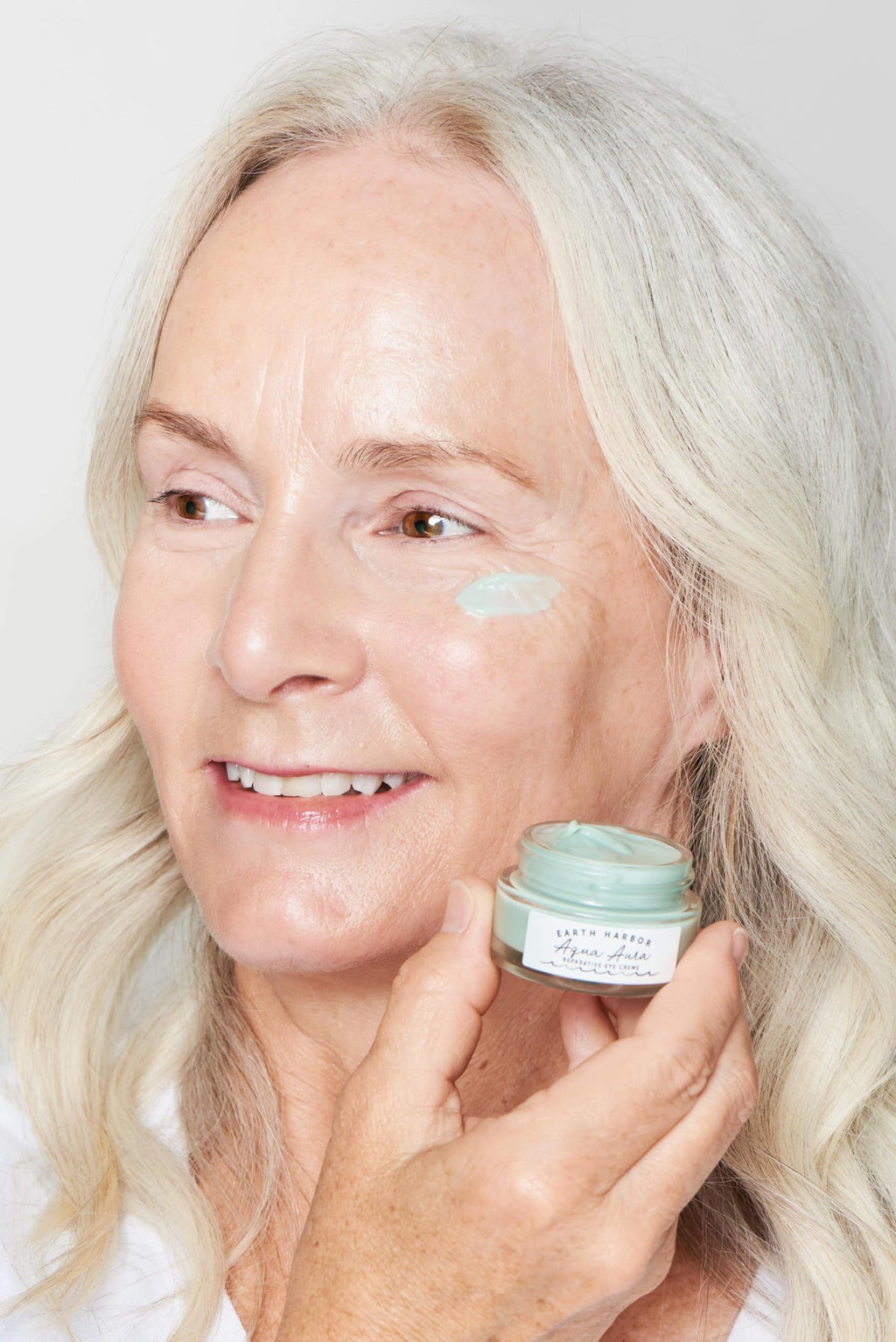 Earth Harbor AQUA AURA Reparative Eye Creme – Renew & Nourish with Blue Tansy & Seaweed Collagen (1/2 oz)