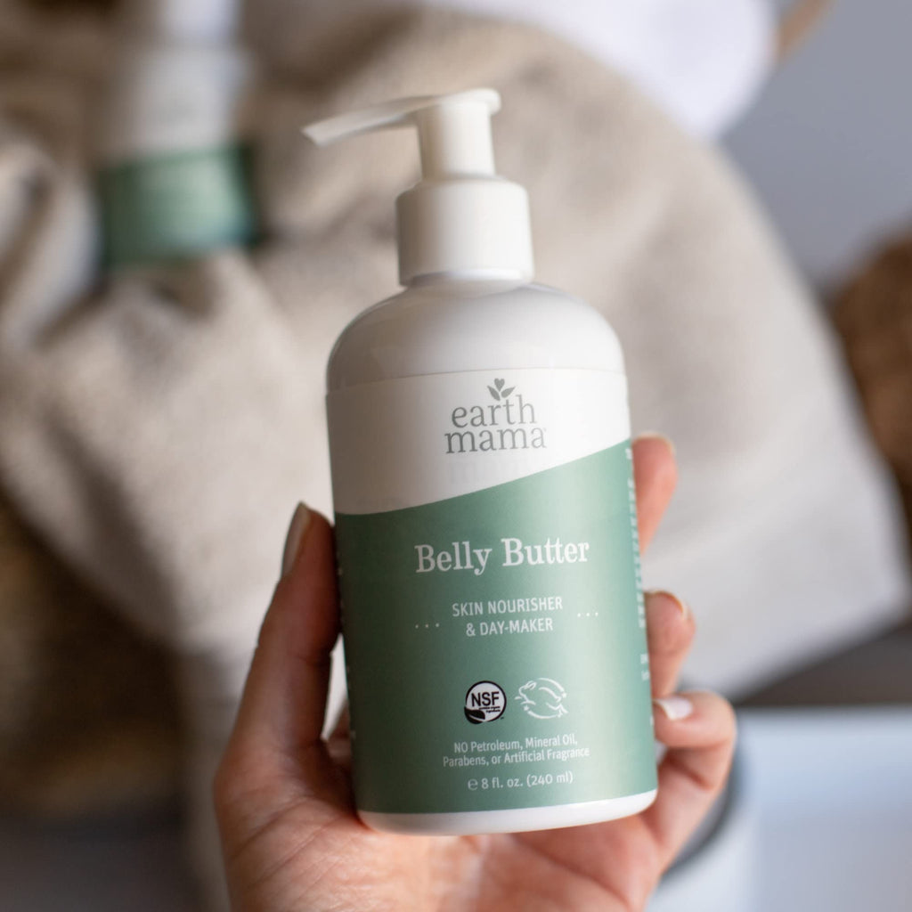 Earth Mama Belly Butter – Fragrance-Free Maternity Moisturizer (8 oz) 2-Pack