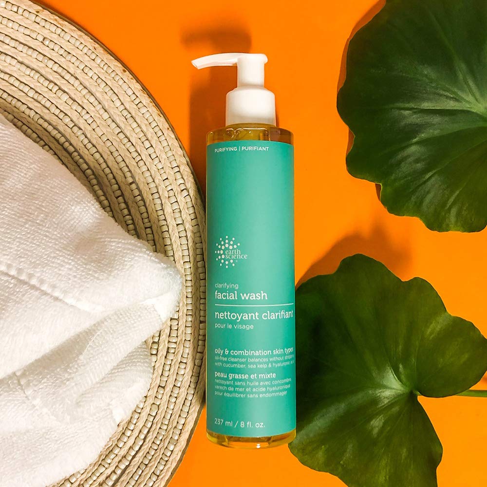 Earth Science - Gentle Clarifying Facial Wash for Oily & Combination Skin Types (3pk, 8 fl oz)