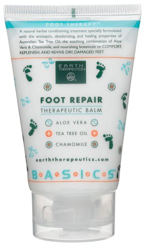 Earth Therapeutics Foot Repair Balm – 4 oz Tube (Pack of 3)