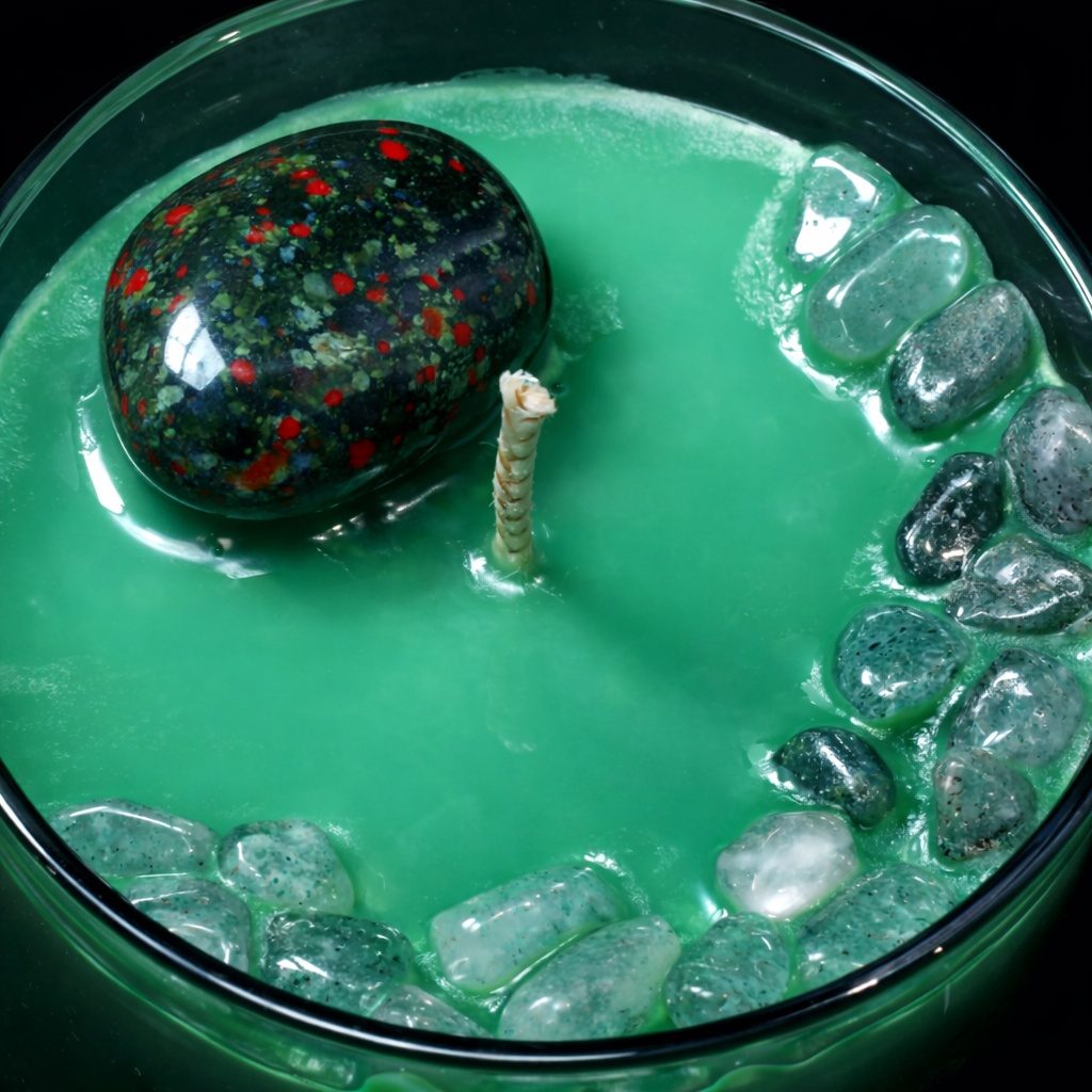 Earth Elements - Crystal Infused Scented Candle