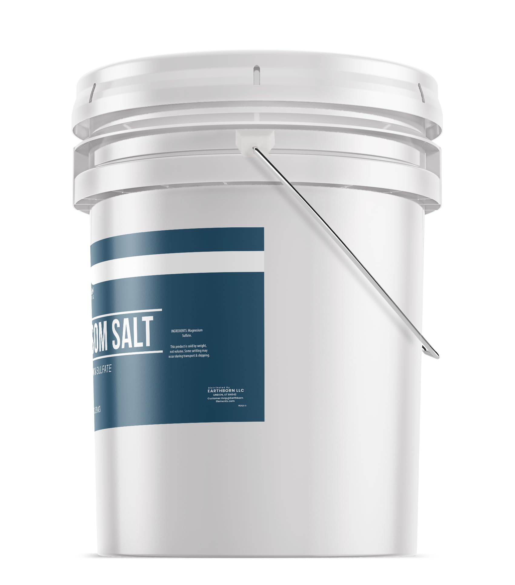 Earthborn Elements Epsom Salt (5 Gallon) — Pure Magnesium Sulfate, Quick-Dissolving Bath Salt