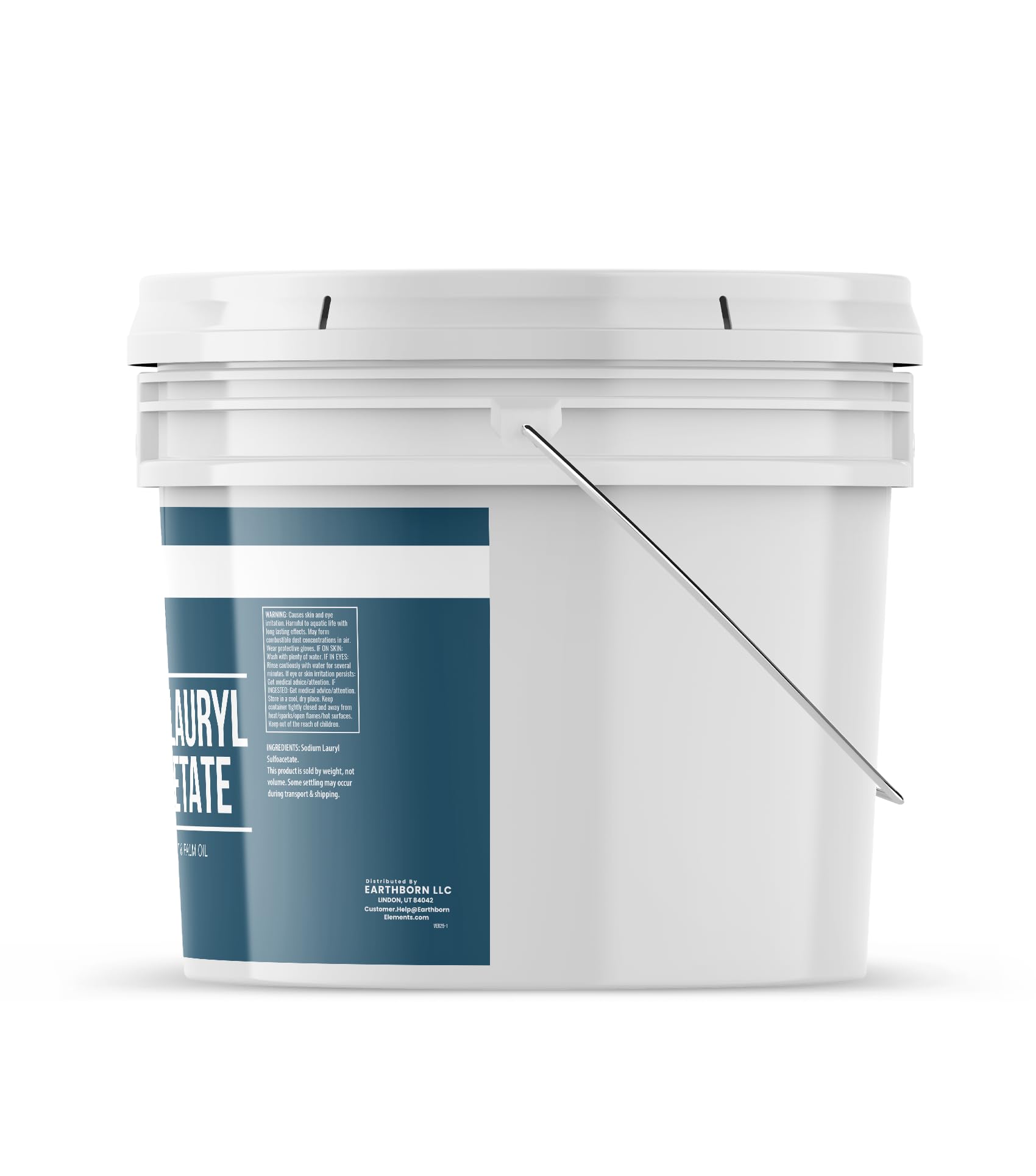 Earthborn Elements SLSA Bath Bomb Additive (2 Gallon) – Gentle Foam, Pure & Undiluted
