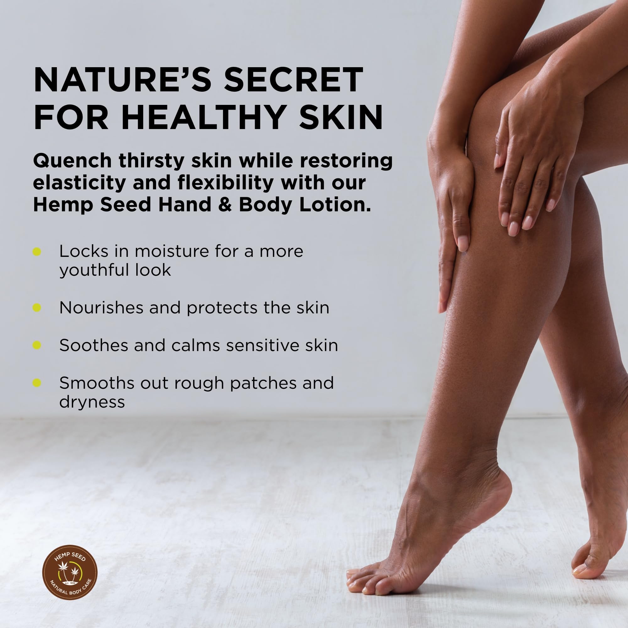 Earthly Body Hemp Seed Hand & Body Lotion – Beach Daze Scent, 16 oz | Lightweight, Non-Greasy Hydration