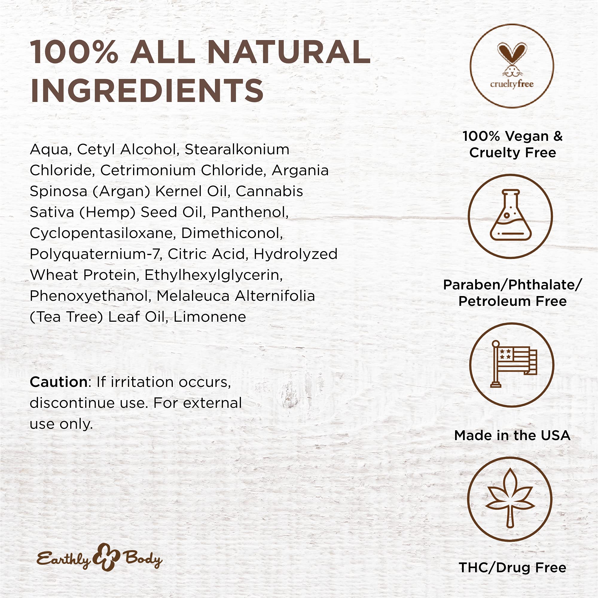Earthly Body Miracle Oil Shave Cream (Pack of 2) – 16 oz each | Tea Tree, Hemp Seed & Argan Oils | Vegan & Cruelty-Free