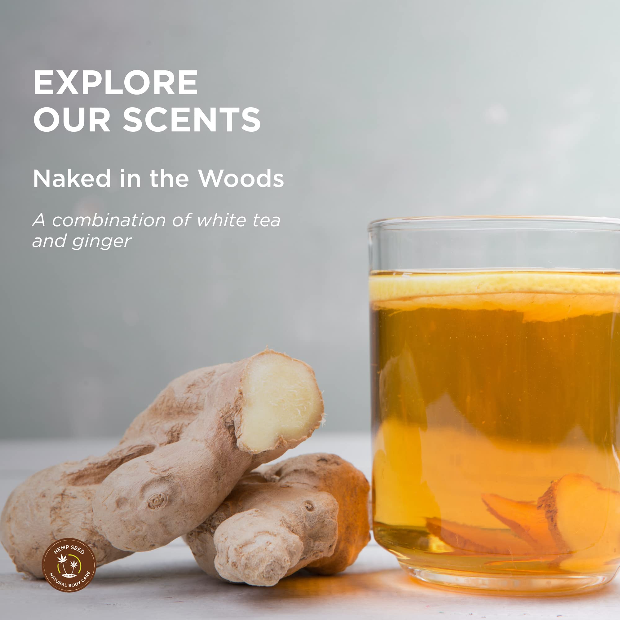 Earthly Body Naked in the Woods Body Lotion – 7 oz | Hydrating Hemp Seed & Argan