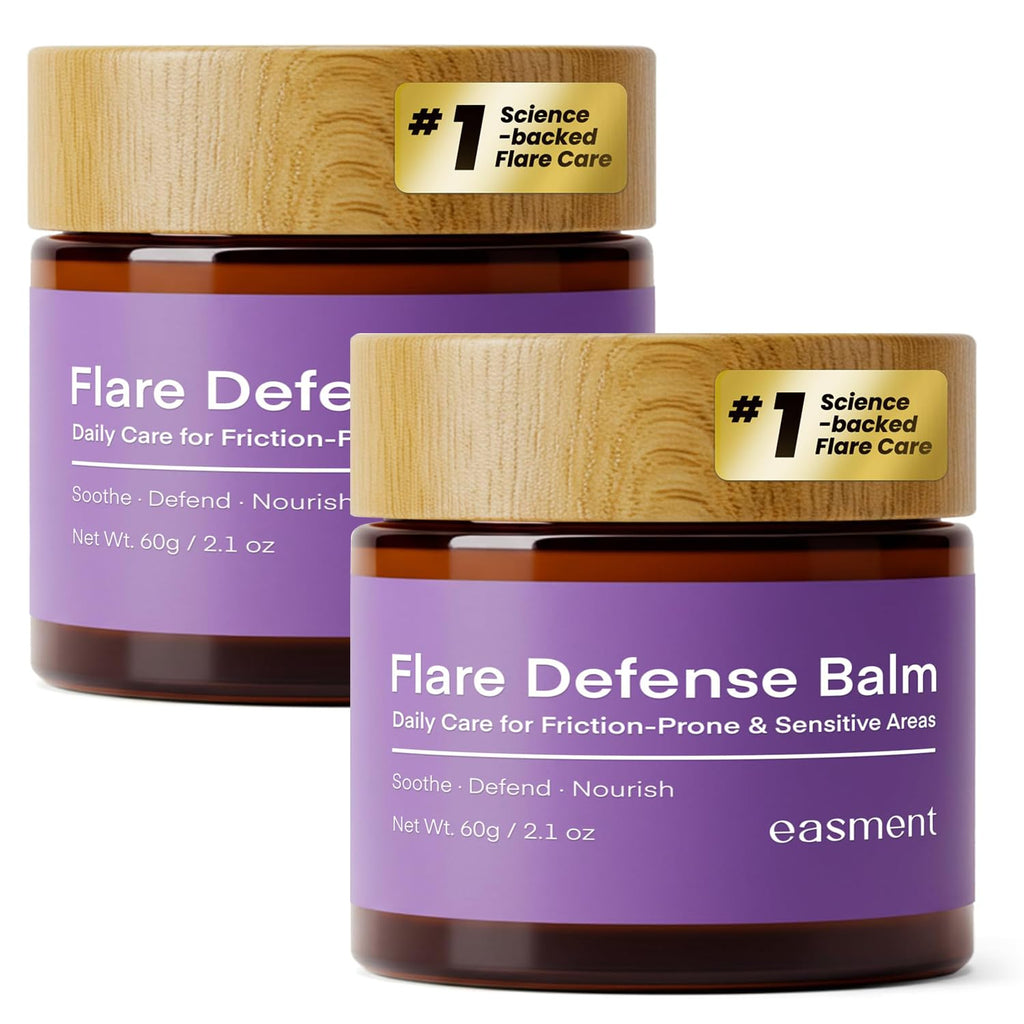 Easment Hidradenitis Suppurativa Flare Defense Balm – Science-Backed HS Care with Microsilver BG, Zinc Oxide & Botanical Blend (2 x 2 oz)